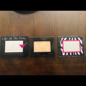 3 picture frames all 4x6